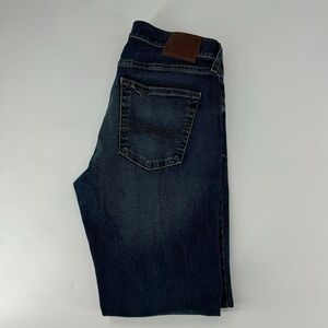 Hollister California Men Skinny Jeans Epic Flex Dark Wash W32 L32